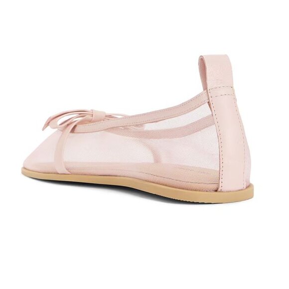 Free People Pink Bow Flats - Picture 5 of 16